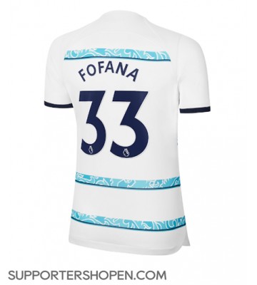 Chelsea Wesley Fofana #33 Borta Matchtröja Dam 2022-23 Kortärmad